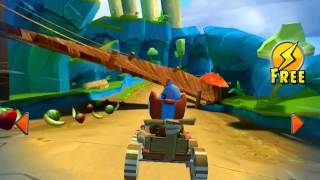 Angry birds Go! Серия 20! Большая Гонка! ПОБЕДА над всеми! Rocky Road! Игра Энгри бердз гоу