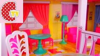 ❤ ПРИВЕТЫ МИСС КЕТИ И ДИАНЕ ШОУ. ДОМИК ДЛЯ КУКОЛ ❤ DOLL HOUSE WITH REAL FURNITURE
