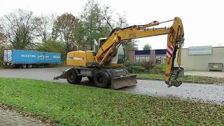 Liebherr banden graafmachine type A 314