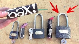 ✅ ЗАМОК + БОЛЬШАЯ ПЕТАРДА ? ТОП 10 ПЕТАРД В ЗАМКЕ ? ЭКСПЕРИМЕНТ | ПЕТАРДА ПРОТИВ ЗАМКА