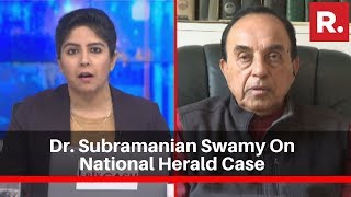 National Herald Case: Dr. Subramanian Swamy Speaks To Republic TV Over Court's Cross Examination