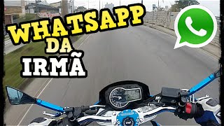 MOSTRANDO O WhatsApp DA MINHA IRMÃ...*ATA-GSR750*