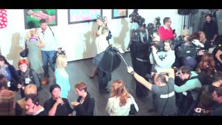 Backstage персональной выставки Ольги Ломака проект SOS.OK