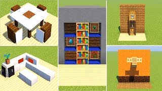 5 ДЕКОРАЦИЙ, КОТОРЫХ ВЫ НЕ ВИДЕЛИ! Мебель в майнкрафте без модов!