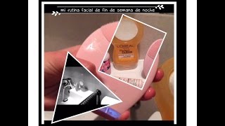 Rutina facial por la noche