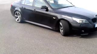 Bmw e60 535d burning