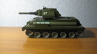 танк Т-34 из лего СБОРКА