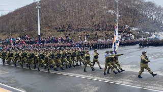 Торжественное прохождение войск на Камчатке