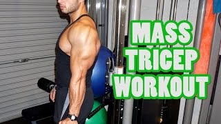 MASS - Tricep Workout