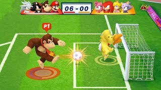 Mario & Sonic At The London 2012 Olympic Games Football Mario, Donkey Kong, Shadow and Silver