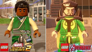 LEGO Marvel Super Heroes 2 vs LEGO Marvel's Avengers Characters (Side by Side Comparison) Part 4
