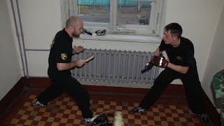 Извлечение ножа и контратака ножом в реальных условиях. «Knife fighting S.P.A.S.»
