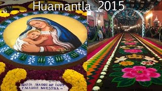 TAPETES DE ASERRÍN - SAWDUST RUGS - LA NOCHE QUE NADIE DUERME HUAMANTLA TLAXCALA 2015