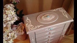 мини -комод для бижутерии "Лавандовый"