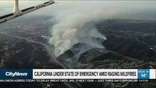 California under state of emergency amid raging wildfires