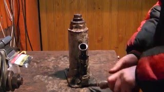 Ремонт 5 тонного домкрата старого взірця