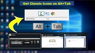 How to Get Classic Icons on Alt+Tab on Windows 10 PC