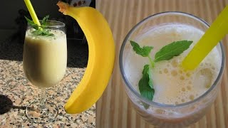 Бананово-молочный коктейль. Вкусно!!!!