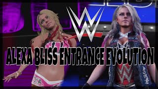 WWE 2K17 - WWE 2K19: ALEXA BLISS ENTRANCE EVOLUTION!