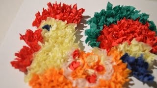 Как сделать петушка из бумаги: поделки 2017 своими руками