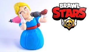 ЛЕПИМ ПАЙПЕР ИЗ ПЛАСТИЛИНА БРАВЛ СТАРС / BRAWL STARS