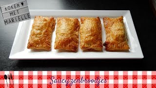 Saucijzenbroodjes | Recept | Koken met Marielle