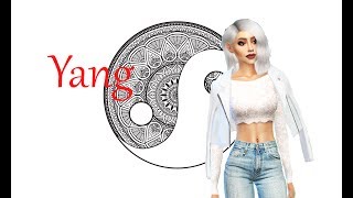 THE SIMS 4 - CAS YIN & YANG // COLLABORATION SWEETLADIE // SIMS 4 ?