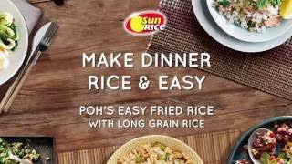 Poh's Easy Fried Rice, SunRice how to video.