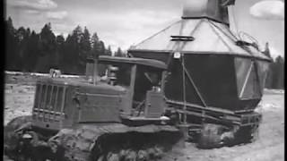 ДТ-55А трактор. Карельская АССР (1959).
