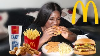 MCDONALDS MEGA- MUKBANG! (EATING SHOW)