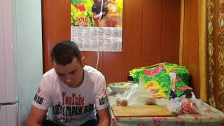 Ответ Каналу Дневник Еврея! Прожить на 200 рублей в день. Как пожарить Куриную голень, фри! + салат!