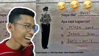 JAWABAN LUCU ANAK SD SAAT UJIAN BIKIN NGAKAK