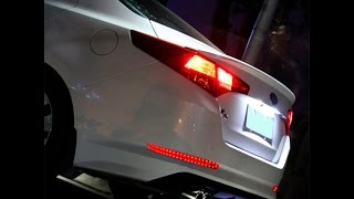 Светодиодные катафоты заднего бампера - Тюнинг KIA OPTIMA K5