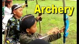 Traditional CHILDREN ARCHERY / Jemparingan Mataraman PANAHAN Tradisional Jawa Anak [HD]