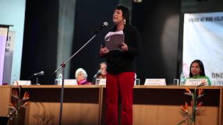 Eve Ensler on One Billion Rising at the Miranda House College in New Delhi!
