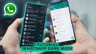 Tutorial WhatsApp Dark Mode ☽ Resmi Tanpa ROOT & MOD di Android