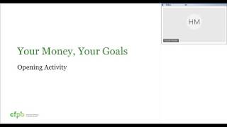 Your Money Your Goals Front-Line Staff Training