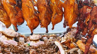 Street Chopped Meat, Braised And Roasted Pork & Pig Organs, Amazing Street Food