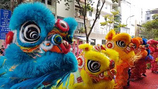 Múa Lân Sư Rồng - Hằng Anh Đường Chín Lân Chúc Xuân Tết 2020 | Long Shi | Lion Dance Dragon Dance