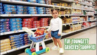 ELLE GOES GROCERY SHOPPING FOR HER PARENTS TODAY!!! (ADORABLY CUTE)