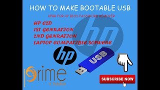How to make bootable usb with HPBR softwere for Hp Bios ?BIOS PASSWORD REMOVER