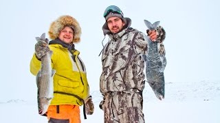 Зимняя рыбалка на хариуса/ Зимняя Монголия/ Команда Ex-Pro