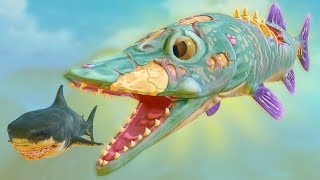 ЗОМБИ ЩУКИ ЗАХВАТИЛИ ОКЕАН, МЕГАЛОДОН В ШОКЕ | Feed and Grow Fish