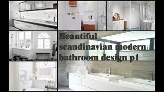 20+ Beautiful scandinavian modern bathroom design ideas p1