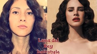 ★Lana del Rey hair tutorial. Прическа в стиле Ланы дель Рей