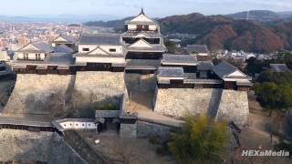 【ドローン】伊予松山城空撮　【4K】