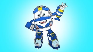 Robot trains cartone italiano in questo episodio disegniamo KAY!