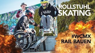 Rail + Rampe für Rollstuhlskate-Meisterschaft bauen *NEU*