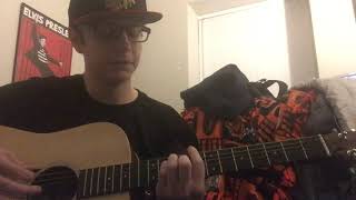 How To Play "Falling Down" by Lil Peep and XXXTentacion on Guitar (Easy)