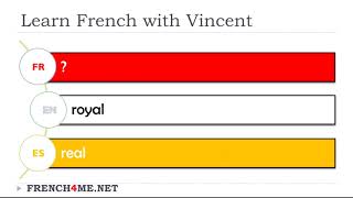 Exercise video # Vocabulary # French English Spanish # Masculine Adjectives # 14